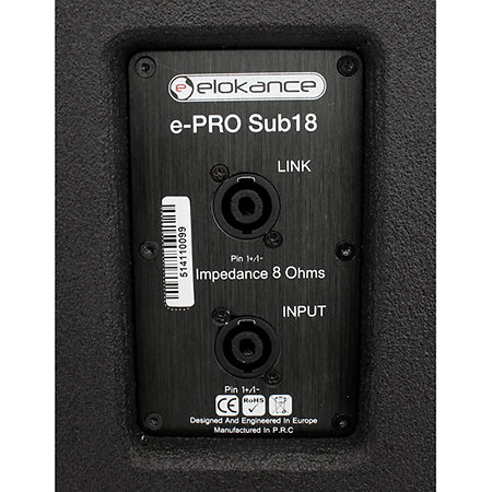 E PRO SUB 18 Elokance