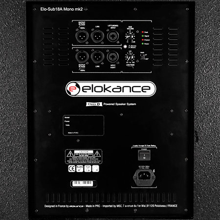 ELO SUB18A Mono MK2 Elokance